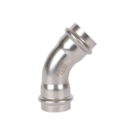 Two-Frame Rommer RSS-0005-000028, VPR-UPR, D = 28 mm, 45 °, press, stainless steel. steel-2