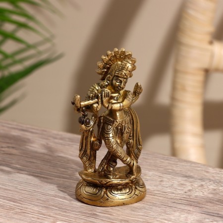 Souvenir "Krishna" Brass 10 cm