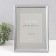 Photo frame Plastic "Gala" 21x30 cm, silver (plastic screen)