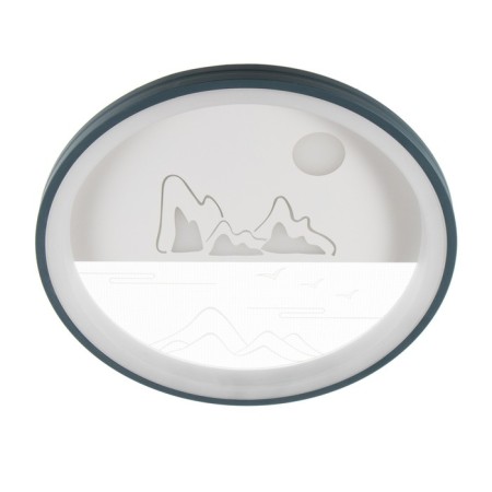 Luer with DPD "mountains" LED 160W dark blue-white 48.5x48.5x6.5 cm Bayerlux-1