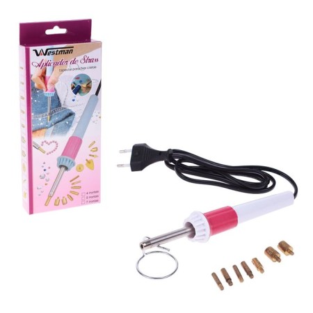 Thermo-applianator for gluing rhinestones, 7 nozzles, stand, No. OR-02