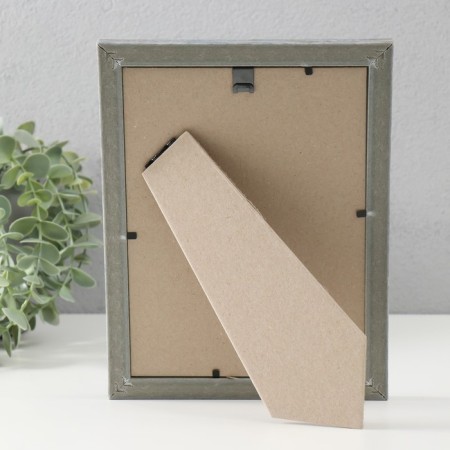 Photo frame Plastic "Vintage" 15x21 cm, frosty silver-3