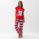 PAZHAMA New Year's Women's KAFTAN "Bear", red color, size 48-50