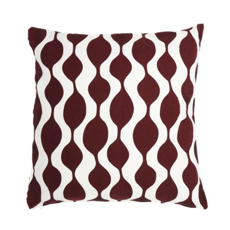 Case on the pillow Traffic Cuts & Pieces, 45x45 cm, burgundy color