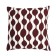 Case on the pillow Traffic Cuts & Pieces, 45x45 cm, burgundy color
