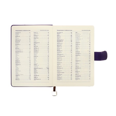 The diary of a non -section A5, 140l, cage, K/deputy, with a pen, in gift. box., purple-9