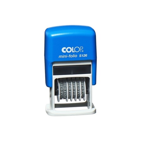 The number of the automatic COLOP S 126, font height 3.8 mm, 6 discharges-1