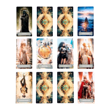 Tarot "Anime. World Gensin", fortune -telling cards, 78 l, map 6.3 x 12 cm, with a bag-2