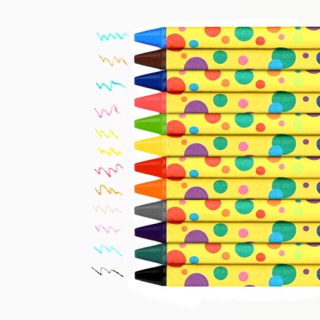 Wax crayons, 12 flowers TM artillery-2