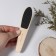 Feet heaps, sandpaper, bilateral, 16.5 cm, wooden