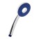 Shower watering can Zein Z3536, D = 105 mm, hole inside, chrome/blue