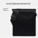 Male bag, black color