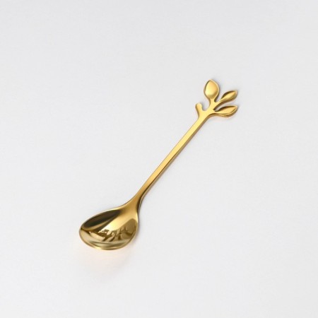 Tea couple ceramic with a spoon "Ulun", 2 items: a cup 280 ml, a saucer d = 13 cm, white color-3