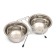 A set of 2 bowls on a stand, 2 x 450 ml