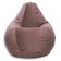 Mear-bag “Pear” Positive Lovely, size m, diameter 70 cm, height 90 cm, velor, cocoa color