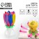 Candle for Cake Musical "Tulip", multi -colored