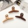 Hair crab "Coffee" loop, 7 cm, mix