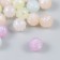 Beads for creativity plastic "Ball watermelon. Shine" set of 20 g 1x1.1x1.1 cm