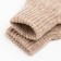 Double children's mittens, beige color, size 16 (9-12 years old)