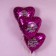 Foil ball 19 "We are created for each other", heart
