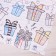 Paper packaging glossy "gift", 70 x 100 cm
