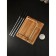 Gift set for the supply of barbecue: board - plate 30 × 24 × 5.5 cm, dough, sauce, birch
