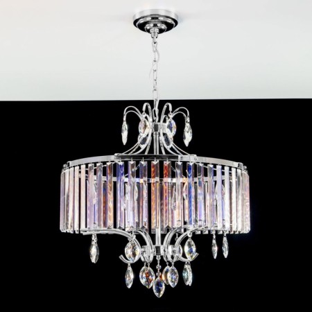 Suspended chandelier Citilux "Inga" CL335181, 59x58x120 cm, 8x60W, e14, gray color-17