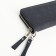 Women's wallet with lightning, black color