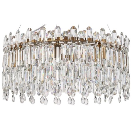 Suspended chandelier Stilform Legacy 8xe14 40w, size 60x60x50-100 cm, bronze color-1