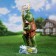 Garden figure "Frog - cottage is a buzz" 51x21x19cm