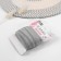 Decorative elastic band, 18 mm, 10 ± 1 m, gray color