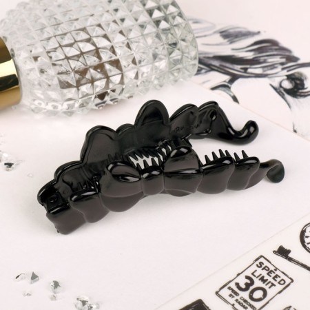 Hair banana "Classic Black" gang, 9.5 cm, black-1