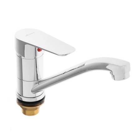 Accoona A4265 kitchen mixer, one -leaf, with a nut, chrome
