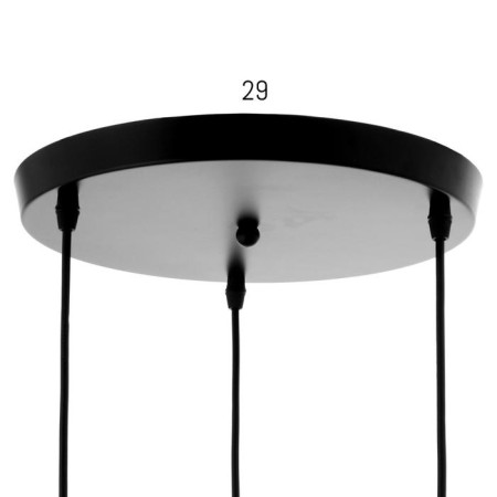 Lamp Bayerlux 40389/3 E27 40W Black-Med 30x30x7-107 cm-3