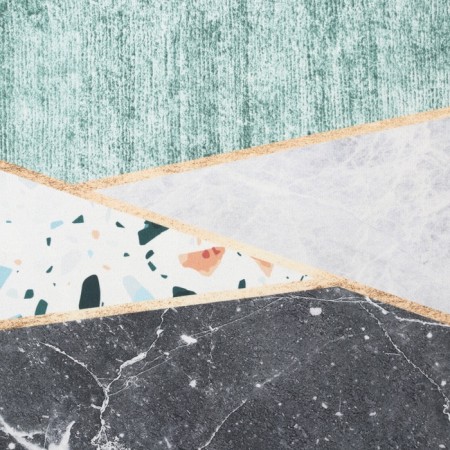 A set of rugs for the kitchen Ethel "Mosaika" 2 pcs, 38x58 cm, 38x118 cm-4