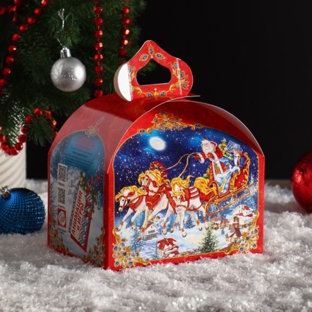 Gift box "Snow holiday", chest, 18.5 x 12.5 x 16.5 cm-1