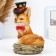 Piggy bank "Fox in the hat" 16x16x25cm