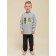 Set for boys, height 98 cm, gray color