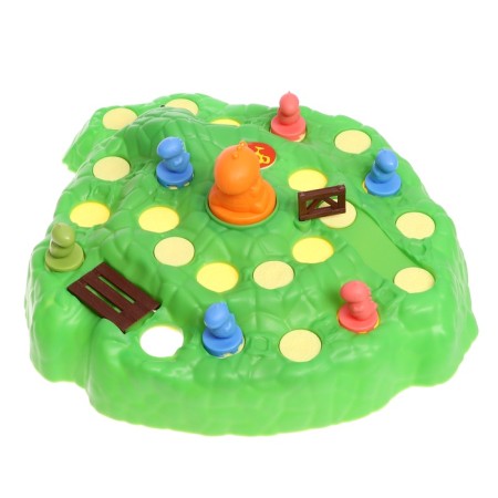 Board game walnut "dino", 2-4 players, 4+-1