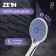 Shower watering can Zein Z3533, d = 120 mm, 5 modes, chrome/blue