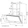 Exposure Krona Olly 600 White PB, inclined, 600 m3/h, 3 speeds, 60 cm, white