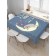 Tables on the table "Valentine with a cat", rectangular, oxford, size 120x145 cm