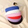 Hair rim "Dolores" stripes, 3 cm, mix