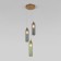 Suspended lamp EUROSTA SIESTA 50252/3, E14, 3x60W, 280x280x1485 mm, brass color