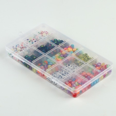 Set for creating jewelry, 15 types of beads-3