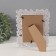 Photo frame plastic 10x15 cm "Butterflies" white 20.5x15.5 cm