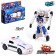 Police machine robot, transforms