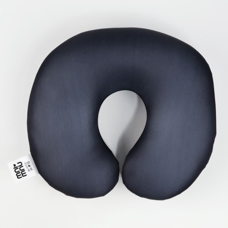 New Year. Pillow for travel Antistress "Snake", black and gold-4
