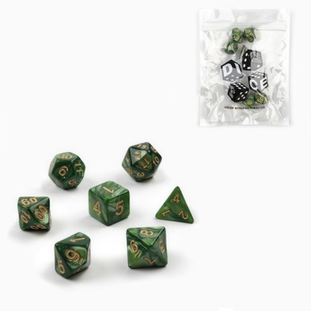 Cubes set for D&D (Dungeons and Dragons, DND) "Game time", Series: D&D, 7 pcs
