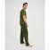 Home costume (T -shirt, trousers) male, green color, size 48